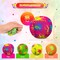4E's Novelty 12 Pack Water Bomb Splash Balls - 2" Mini Absorbent Sponge Balls for Pool Party Favors for Kids